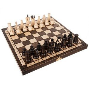 Drevené šachy+dáma Kruzzel - 20232