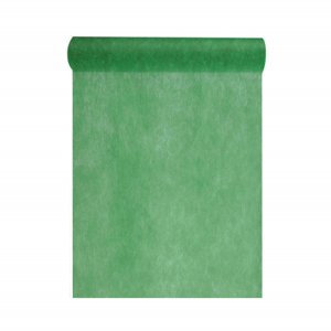 Šerpa stolová netkaná textília tmavo zelená 30cm x 10m ALBI