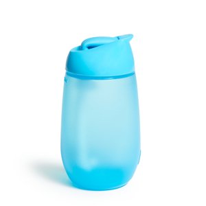 Munchkin Simple Clean fľaša so slamkou modrá, 12 m+ (296 ml)