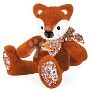 Plyšová líška Fox Copain Calin Histoire d’ Ours oranžová 25 cm v darčekovom balení od 0 mes HO3124