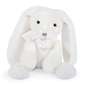 Plyšový zajačik Bunny White Les Preppy Chics Histoire d’ Ours biely 40 cm v darčekovom balení od 0 mes HO3135