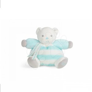 Kaloo plyšový medvedík Bebe Pastel Chubby 18 cm 960085 tyrkysovo-krémový
