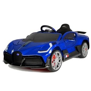mamido Detské elektrické autíčko Bugatti Divo lakované modré