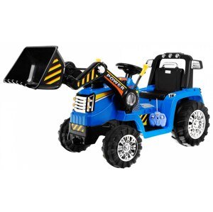 mamido Detský elektrický traktor 2x45W modrý