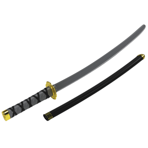 mamido  Samurajský meč Ninja s pošvou 60cm x 7cm x 6cm