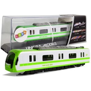 mamido  Vlak koľajová lokomotíva s pohonom zvuku a svetla zelený